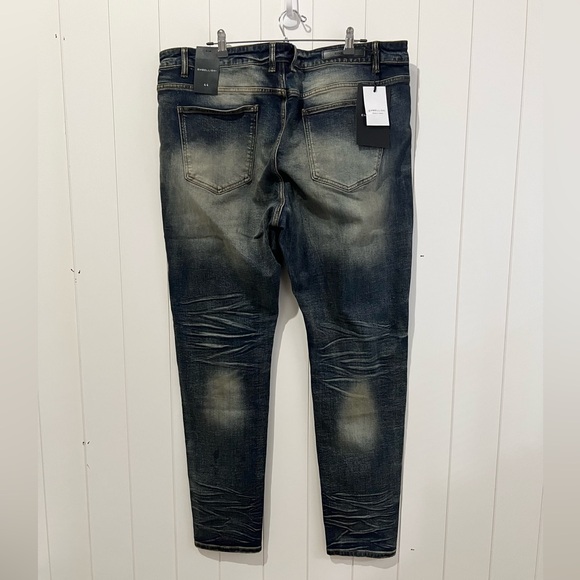 Embellish  NWT Distressed denim jeans grunge Denim by design size 44 blue - Picture 2 of 11